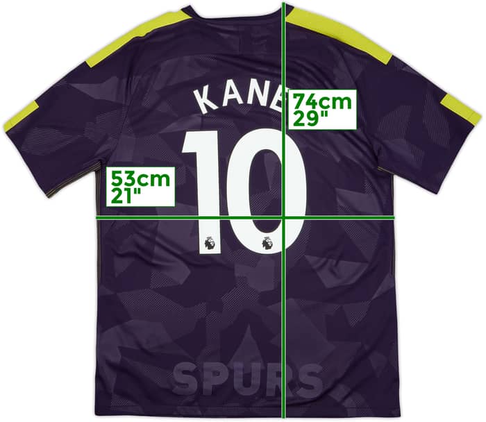 2017-18 Tottenham Third Shirt Kane #10 - 8/10 - (L)