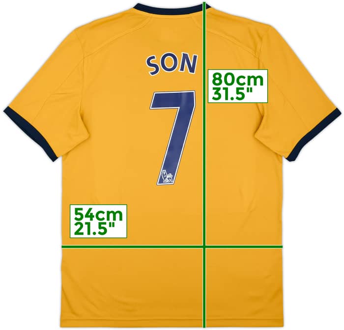 2016-17 Tottenham Third Shirt Son #7 - 8/10 - (L)