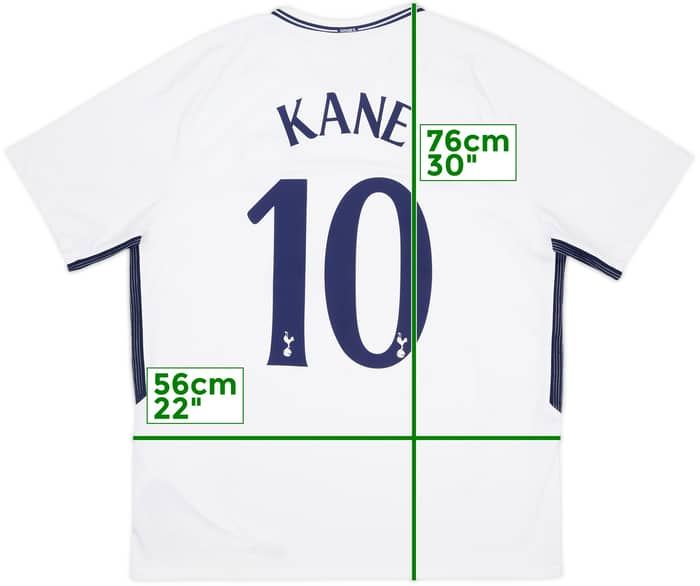 2017-18 Tottenham Home Shirt Kane #10 - 8/10 - (XL)