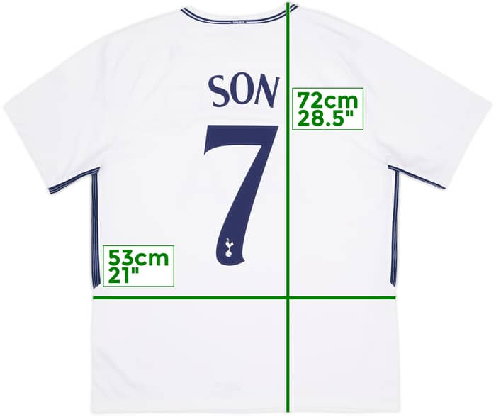 2017-18 Tottenham Home Shirt Son #7 - 10/10 - (L)