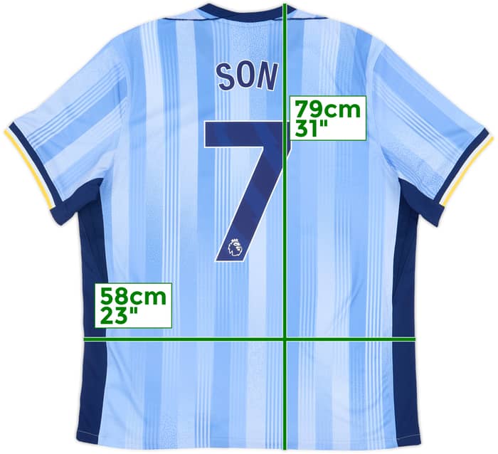 2024-25 Tottenham Away Shirt Son #7 - 10/10 - (XL)