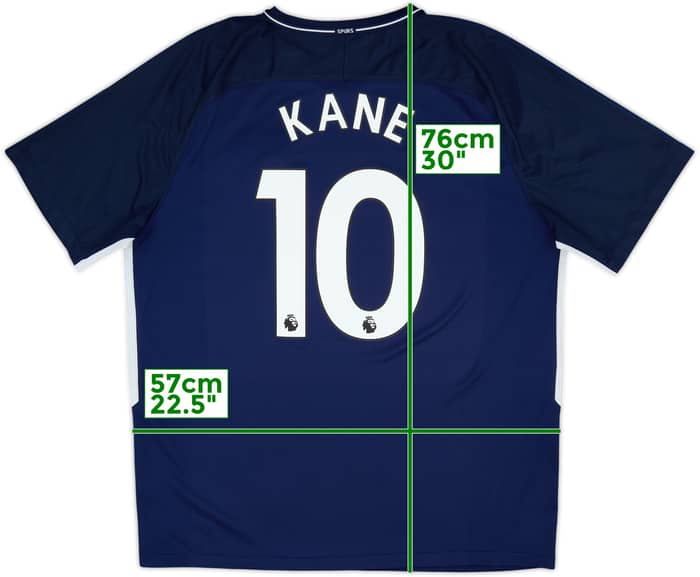 2017-18 Tottenham Away Shirt Kane #10 - 9/10 - (XL)