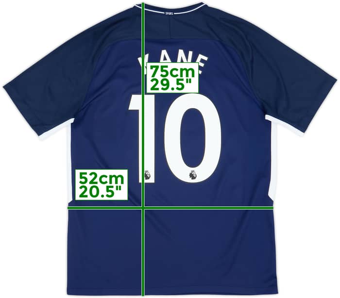 2017-18 Tottenham Away Shirt Kane #10 - 8/10 - (L)