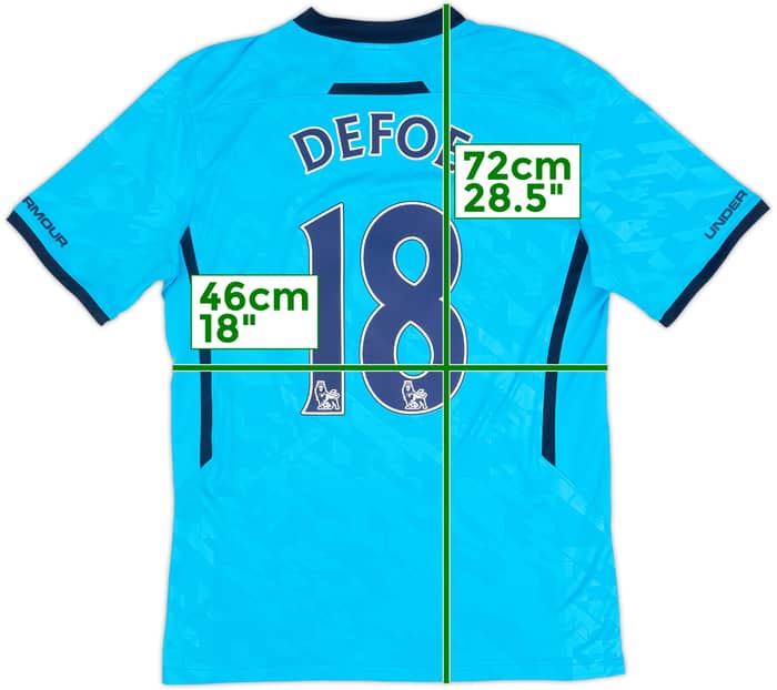 2013-14 Tottenham Away Shirt Defoe #18 - 9/10 - (M)