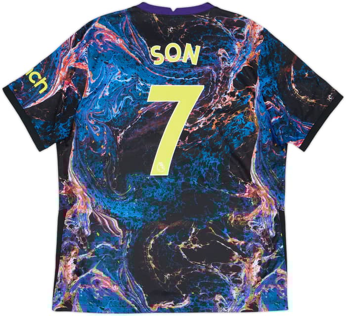 2021-22 Tottenham Away Shirt Son #7 - 10/10 - (XL)