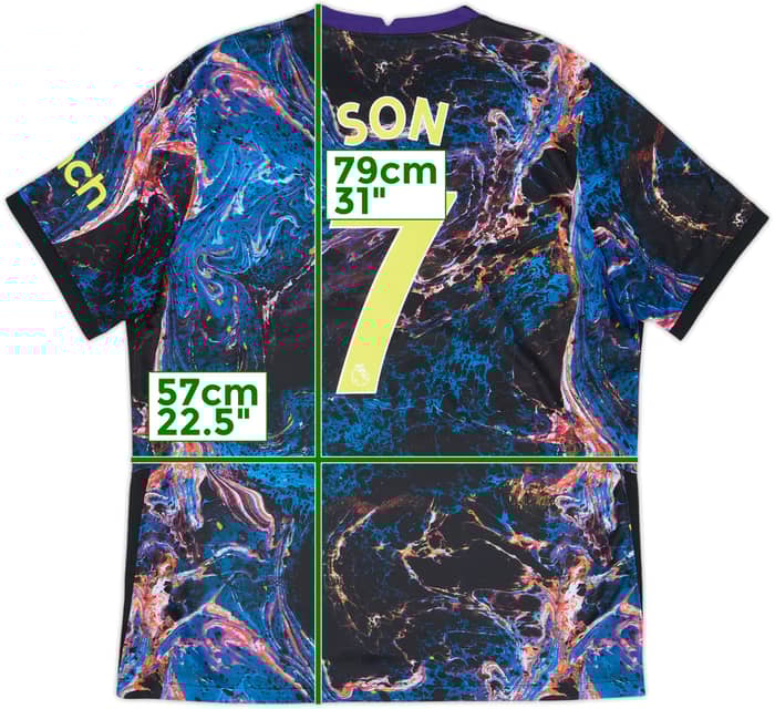 2021-22 Tottenham Away Shirt Son #7 - 10/10 - (XL)
