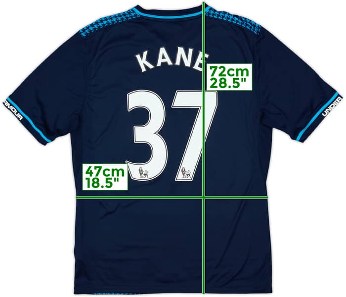 2013-14 Tottenham Third Shirt Kane #37 - 8/10 - (L)