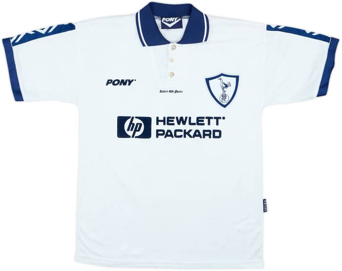 1995-97 Tottenham Home Shirt Sheringham #10 - 8/10 - (M)