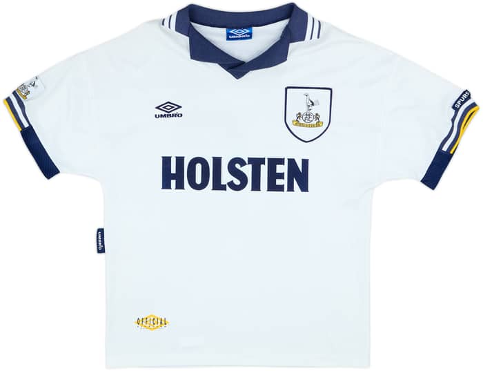 1993-95 Tottenham Home Shirt Klinsmann #18 - 8/10 - (M)