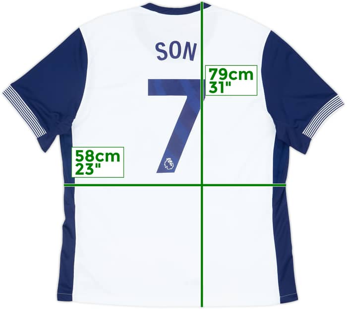 2024-25 Tottenham Home Shirt Son #7 - 9/10 - (XL)