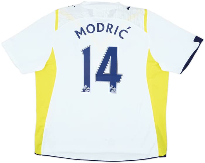 2009-10 Tottenham Home Shirt Modric #14 - 9/10 - (XL)