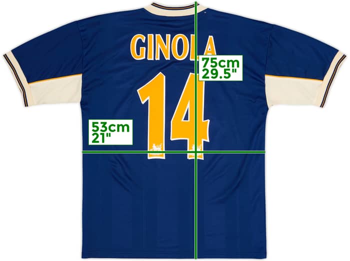 1997-98 Tottenham Away Shirt Ginola #14 - 9/10 - (M)