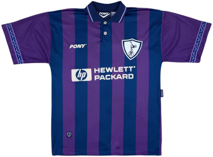 1995-97 Tottenham Away Shirt Sheringham #10 - 7/10 - (M)