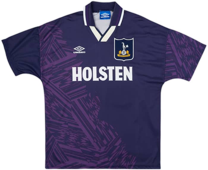 1994-95 Tottenham Away Shirt Sheringham #10 - 8/10 - (L)
