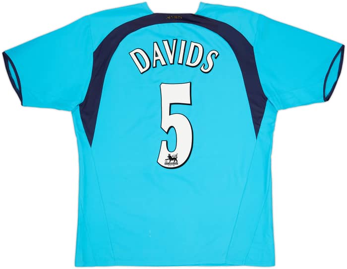 2006-07 Tottenham Away Shirt Davids #5 - 8/10 - (L)