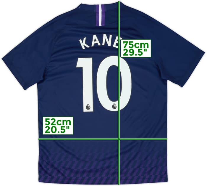 2019-20 Tottenham Away Shirt Kane #10 - 9/10 - (L)