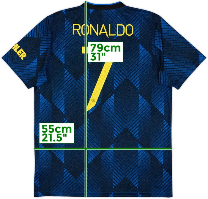 2021-22 Manchester United Third Shirt Ronaldo #7 - 8/10 - (L)