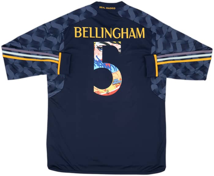 2023-24 Real Madrid Away L/S Shirt Bellingham #5 (XL)