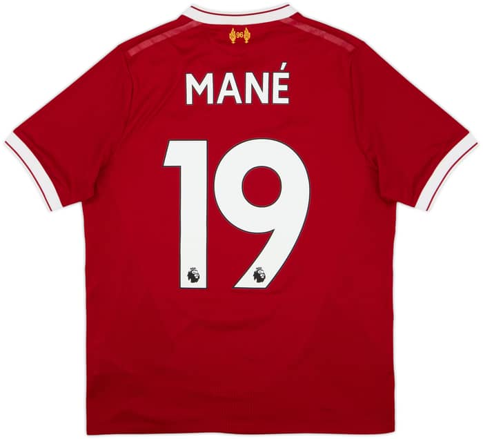 2017-18 Liverpool 125 Years Home Shirt Mane #19 - 7/10 - (XL.Boys)
