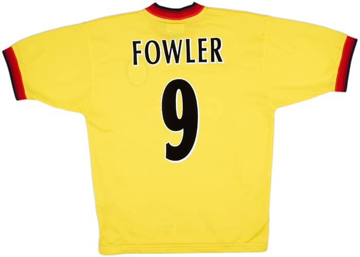 1997-99 Liverpool Away Shirt Fowler #9 - 10/10 - (M)