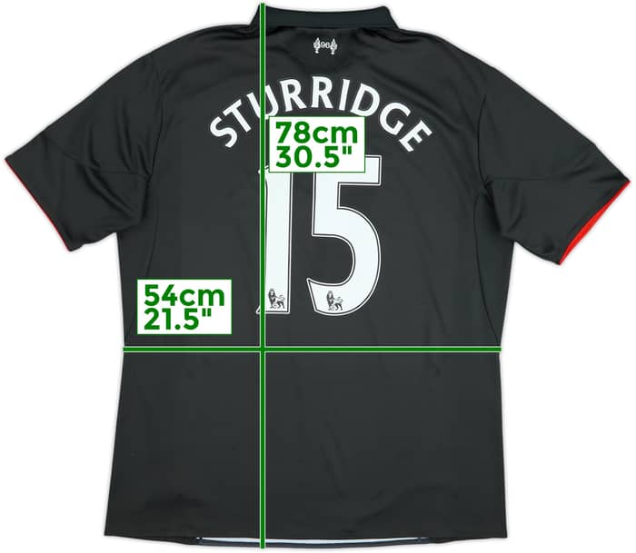 2015-16 Liverpool Third Shirt Sturridge #15 - 6/10 - (XL)