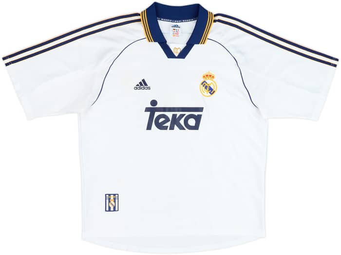 1998-00 Real Madrid Home Shirt Raul #7 - 7/10 - (L)