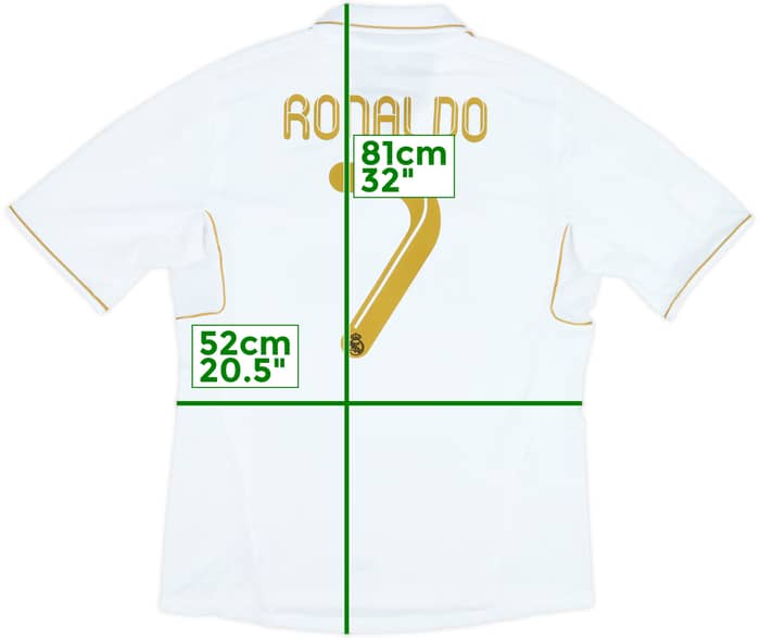 2011-12 Real Madrid Home Shirt Ronaldo #7 - 9/10 - (L)