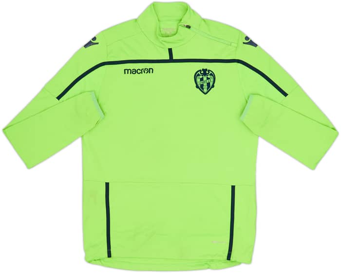 2017-18 Levante Macron 1/4 Zip Drill Top - 7/10 - (XL.Boys)