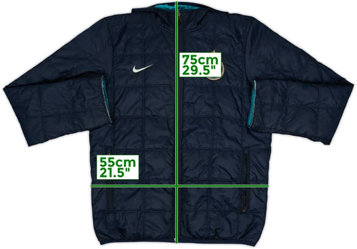 2010-11 Inter Milan Nike Reversible Padded Coat - 7/10 - (M)