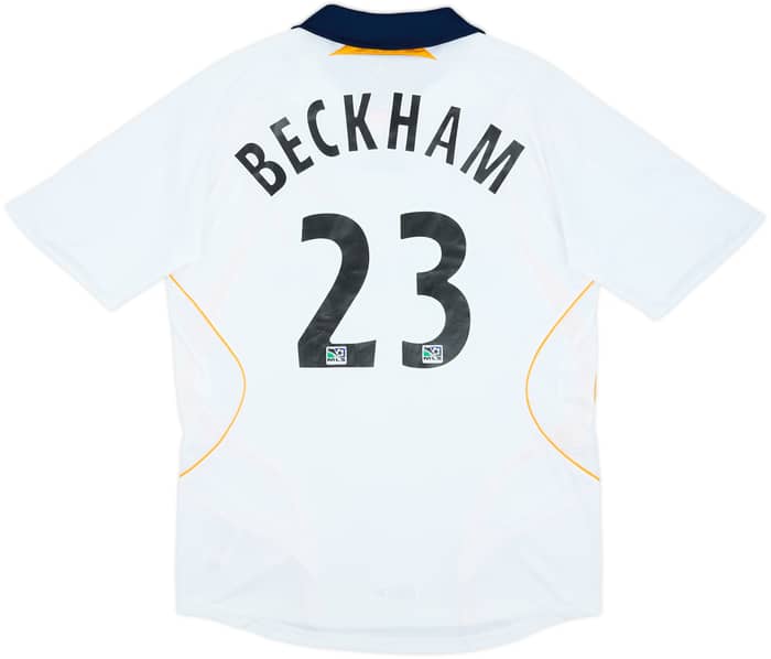 2007-08 LA Galaxy Home Shirt Beckham #23 - 6/10 - (M)