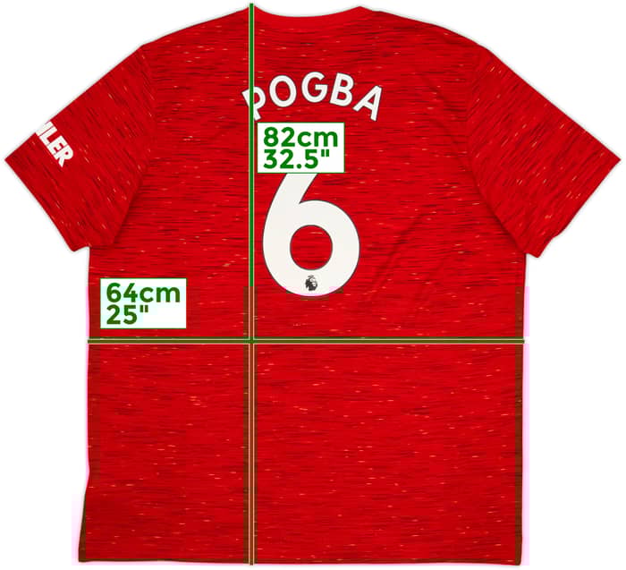 2020-21 Manchester United Home Shirt Pogba #6 - 10/10 - (XXL)