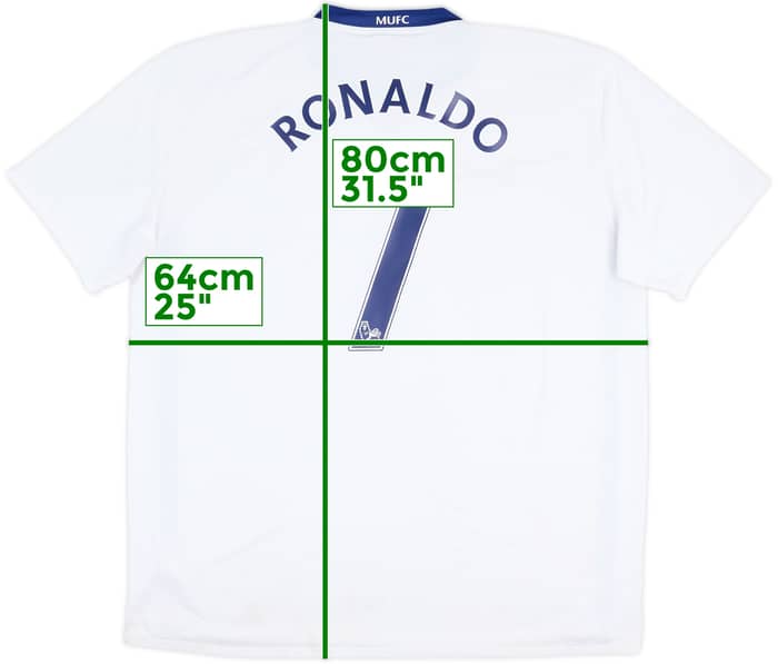 2008-10 Manchester United Away Shirt Ronaldo #7 - 5/10 - (XXL)