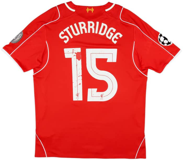 2014-15 Liverpool Home Shirt Sturridge #15 - 5/10 - (L)