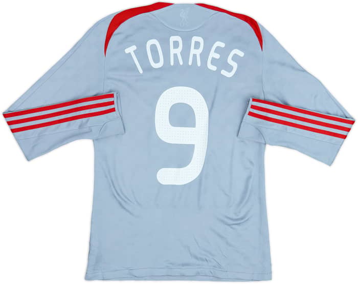 2008-09 Liverpool Away L/S Shirt Torres #9 - 8/10 - (S)