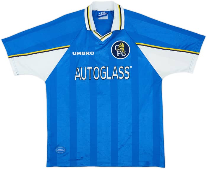 1997-99 Chelsea Home Shirt Zola #25 - 5/10 - (XL)