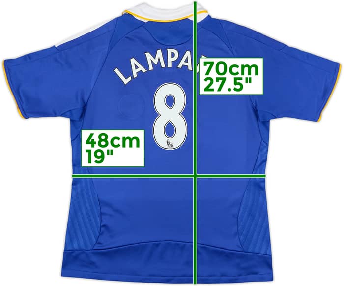 2008-09 Chelsea Home Shirt Lampard #8 - 6/10 - (Women's M)