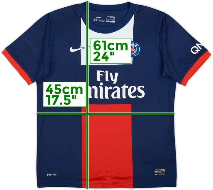 2013-14 Paris Saint-Germain Home Shirt - 5/10 - (L.Boys)
