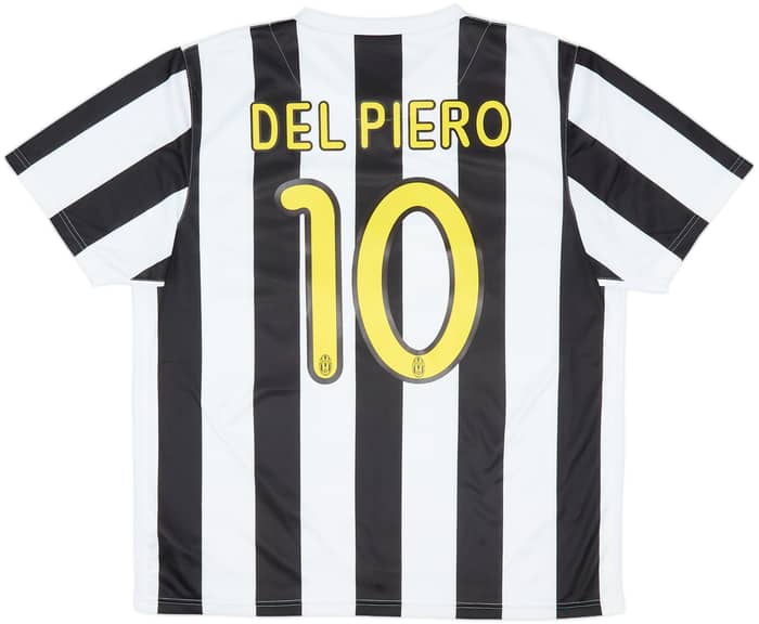 2009-10 Juventus Home Shirt Del Piero #10 - 6/10 - (L)