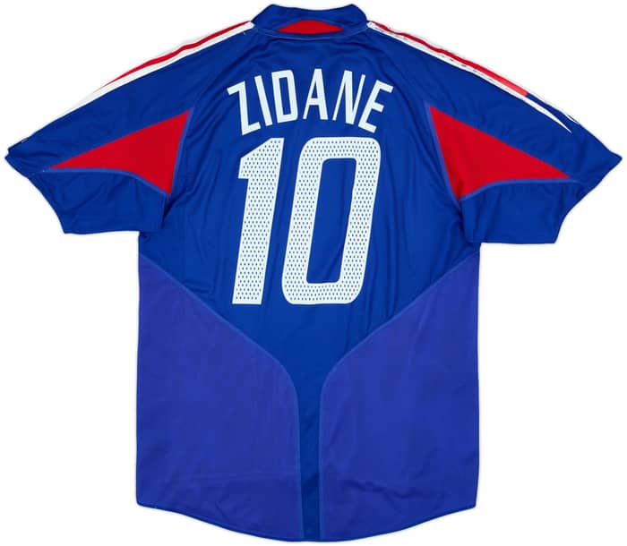 2004-06 France Home Shirt Zidane #10 - 6/10 - (M)