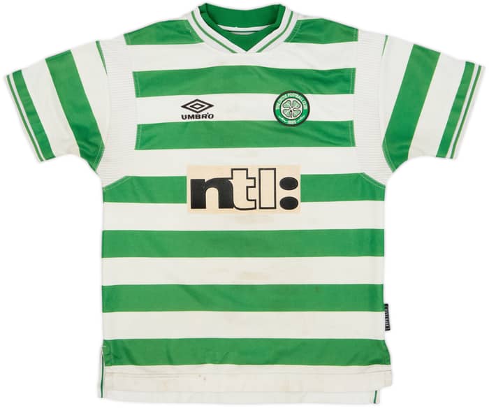 1999-01 Celtic Home Shirt - 4/10 - (L.Boys)