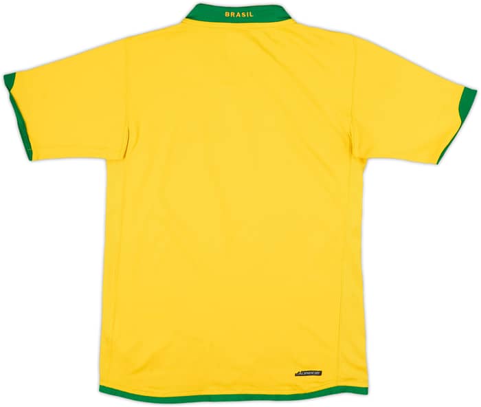2006-08 Brazil Home Shirt - 7/10 - (L.Boys)