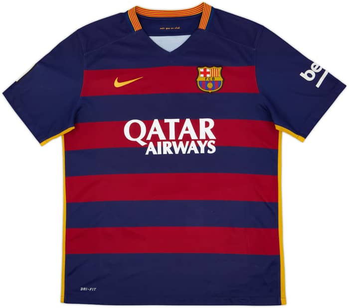 2015-16 Barcelona Home Shirt Messi #10 - 7/10 - (L)