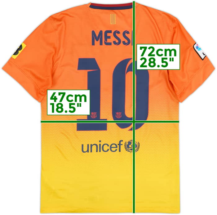 2012-13 Barcelona Away Shirt Messi #10 - 7/10 - (S)