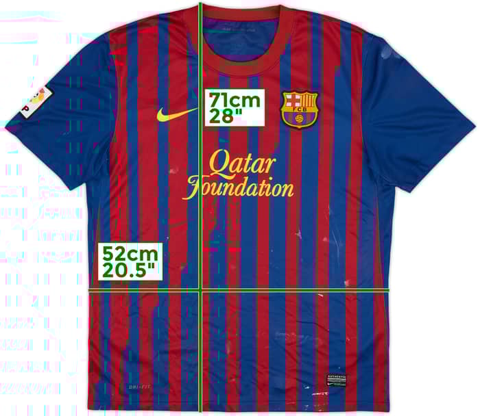 2011-12 Barcelona Home Shirt - 3/10 - (L)