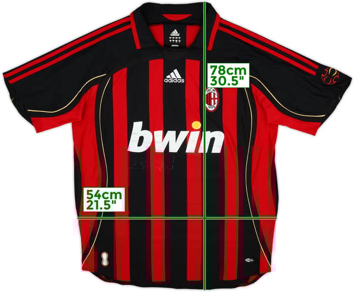2006-07 AC Milan Home Shirt - 5/10 - (L)
