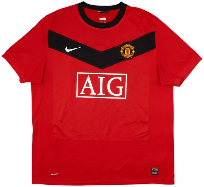 2009-10 Manchester United Home Shirt Owen #7 - 5/10 - (XL)