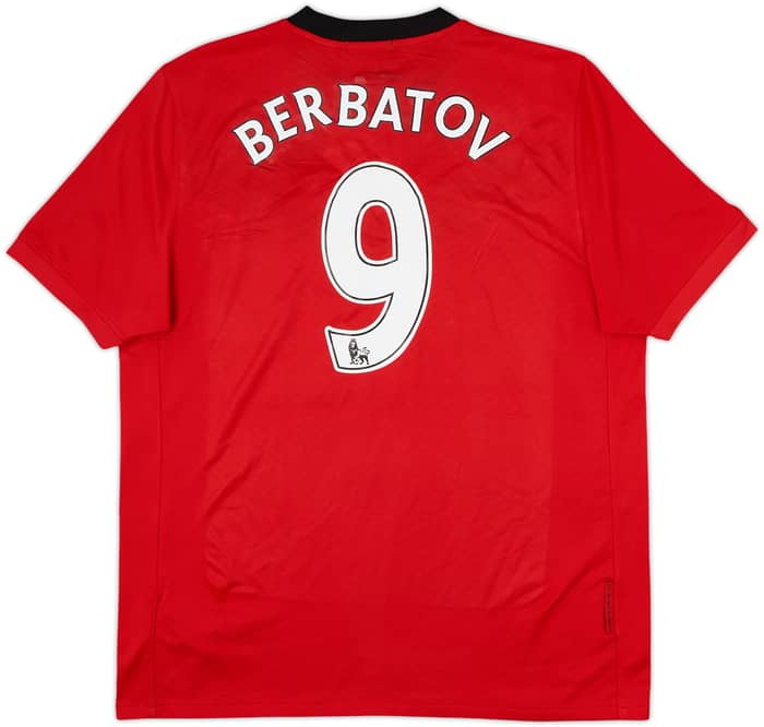2009-10 Manchester United Home Shirt Berbatov #9 - 5/10 - (L)