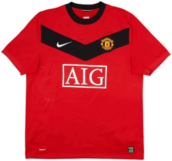 2009-10 Manchester United Home Shirt Berbatov #9 - 5/10 - (L)