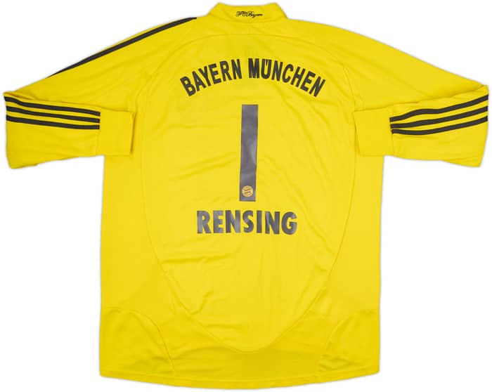 2008 Bayern Munich GK Shirt Rensing #1 - 8/10 - (XL)