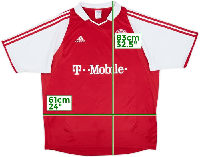 2003-04 Bayern Munich Home Shirt - 9/10 - (XL)